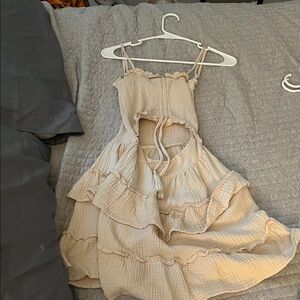 Charming Cream Dress